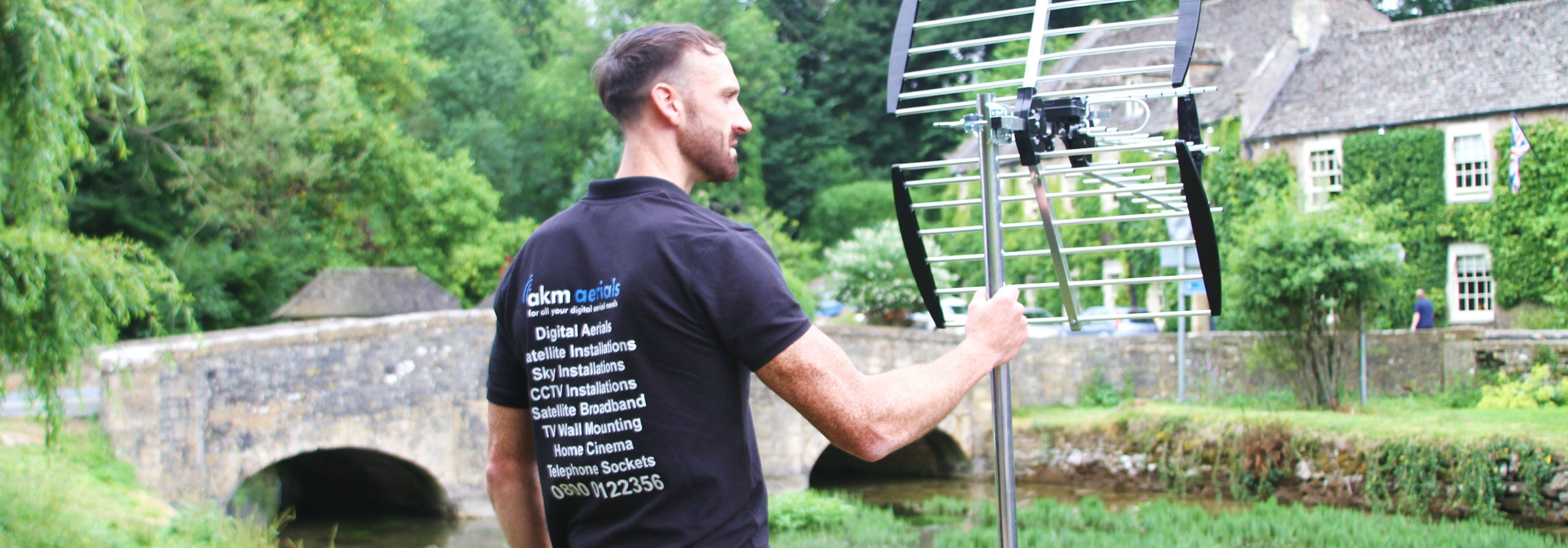 Aerial Bourton on the Water